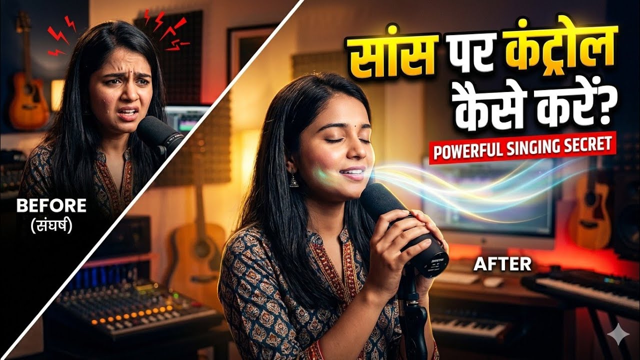 गाते 🗣️समय सांस पर नियंत्रण करें। Gate samay sans par nayantran.#classicalmusic #motivatio#singing