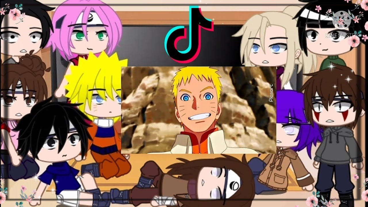 -Naruto reaction to tik tok and his friends 7 team- наруто реакция на тик ток 7 каманда-