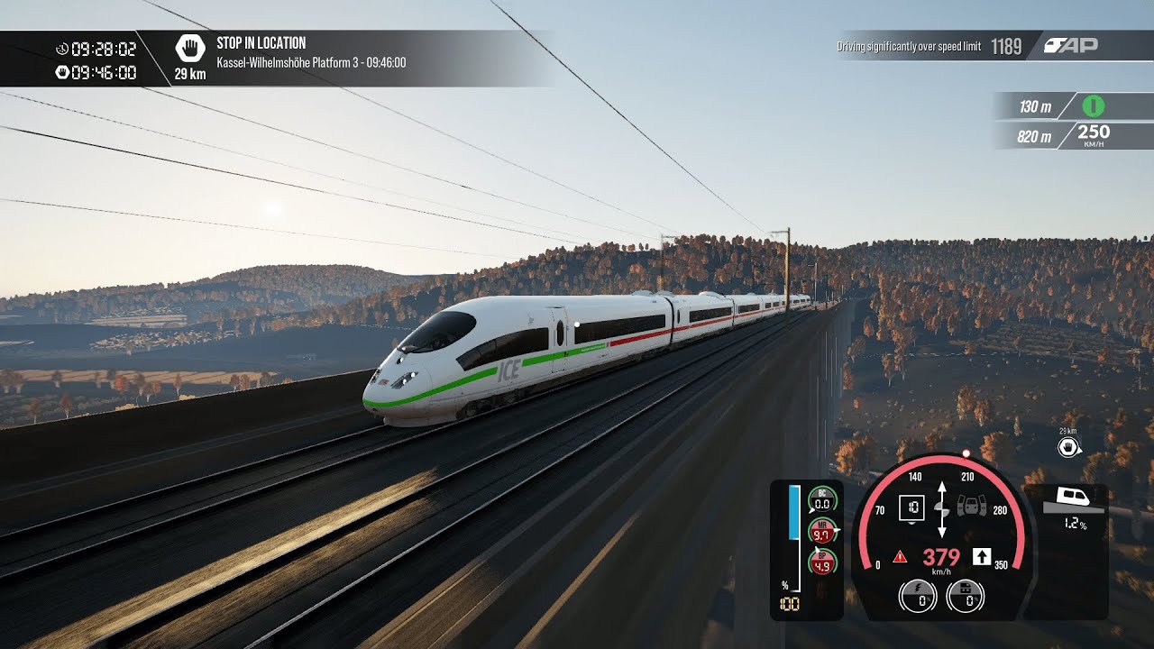 Driving one of the fastest trains in Train sim world 3
