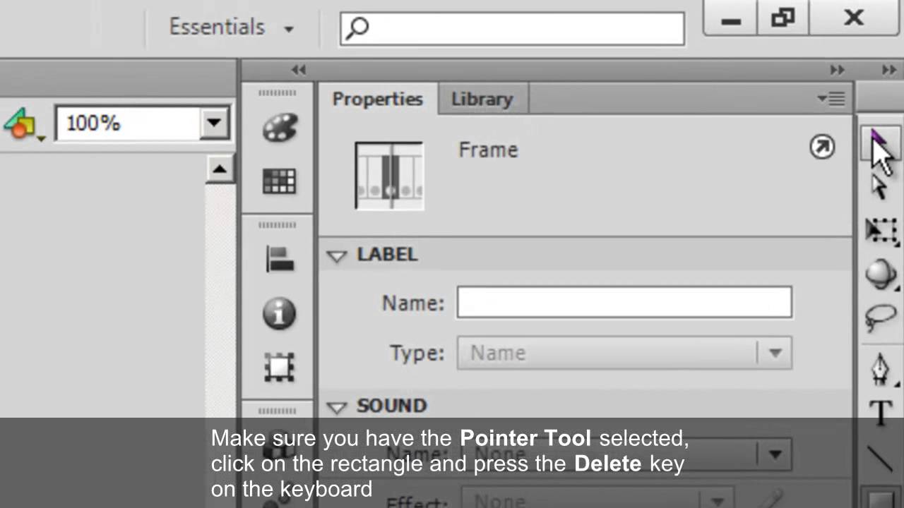 How to Create a Shape Tween in Flash CS6