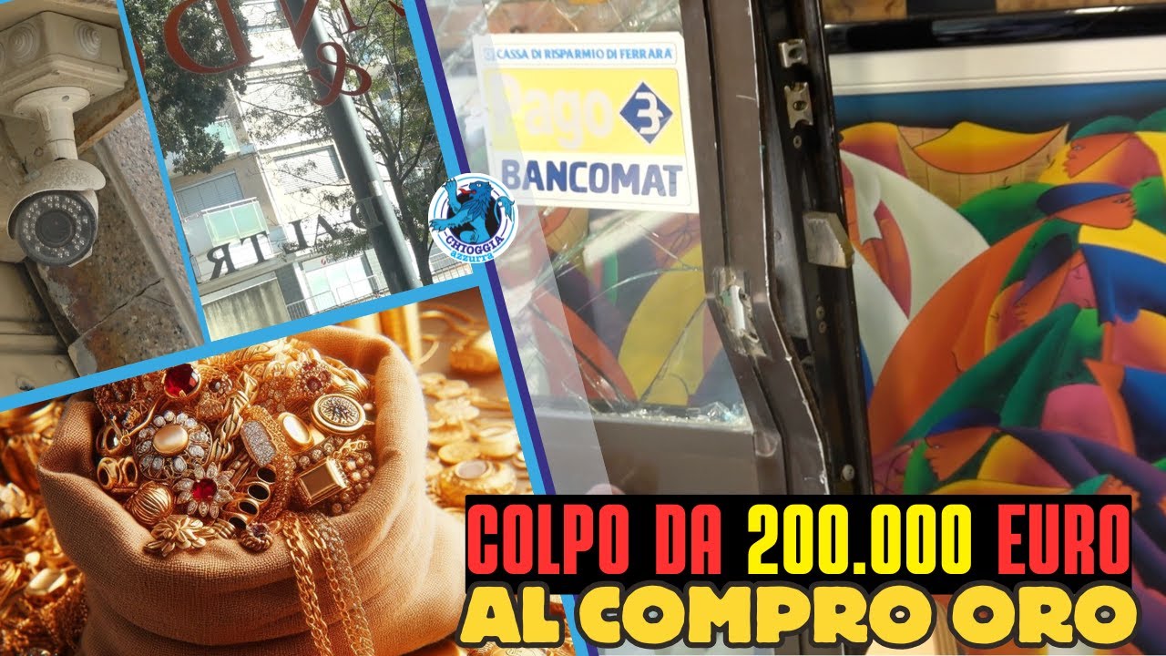 COLPO DA 200 000 EURO AL COMPRO ORO DI VIALE TRIESTE: CINQUE COMPLICI IN AZIONE