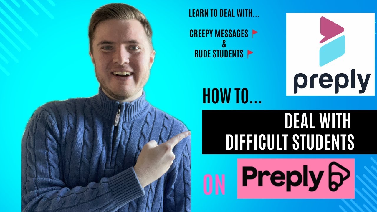 Preply Advice - How to deal with rude and inappropriate students
