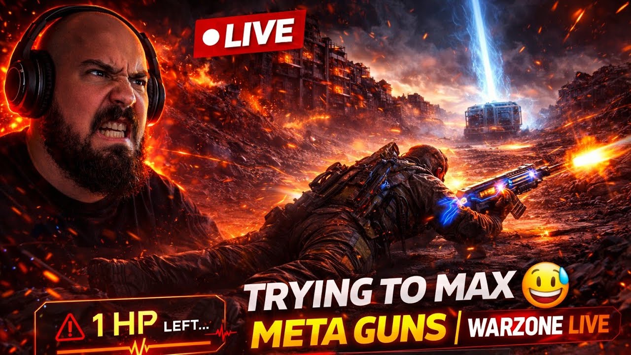 MAXING META GUNS LIVE 😅🔥 | WARZONE | KINGCONAU