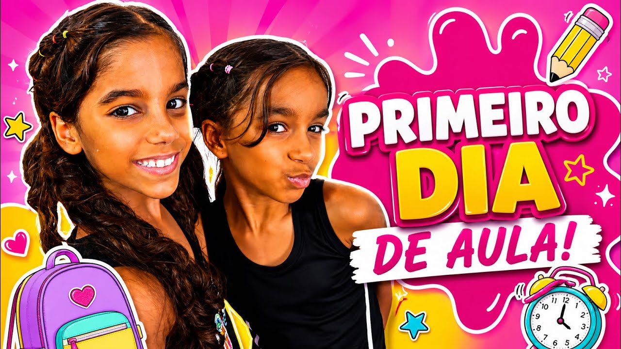Nosso primeiro dia de aula ! #gêmeas #escola #colegio #criança #voltaasaulas 