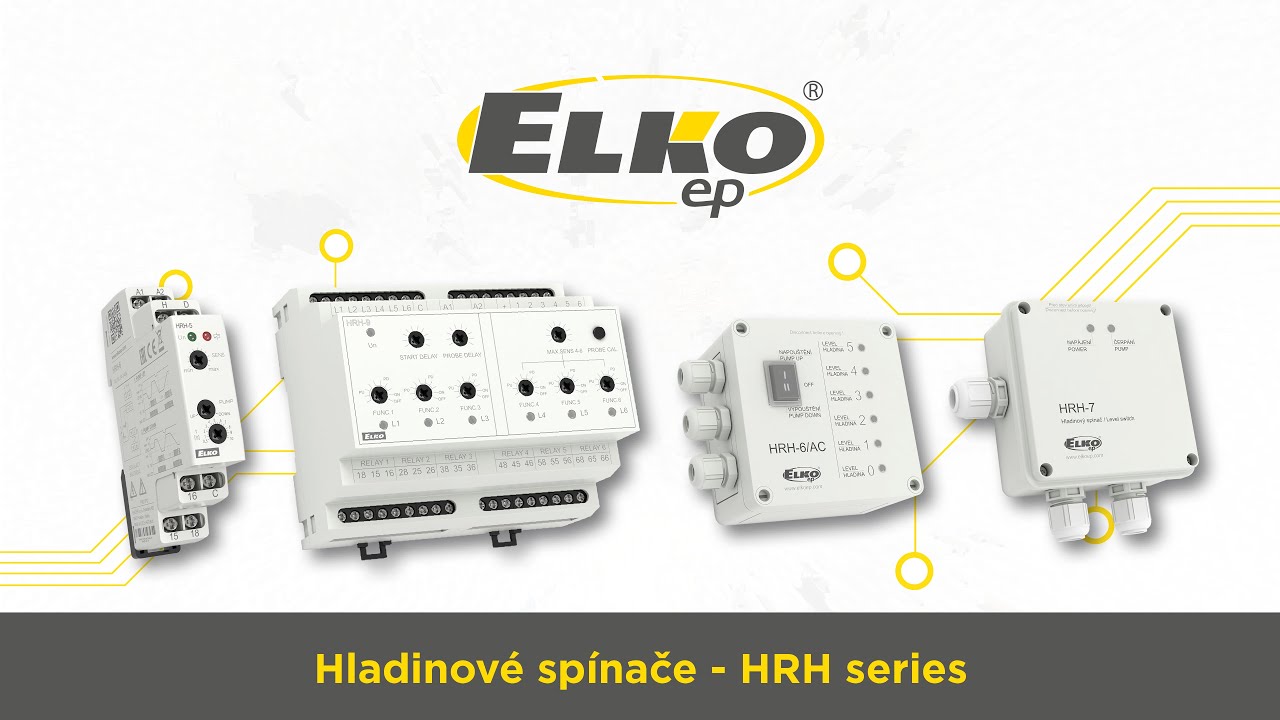 Dílna ELKO EP: Hladinové spínače - řada HRH