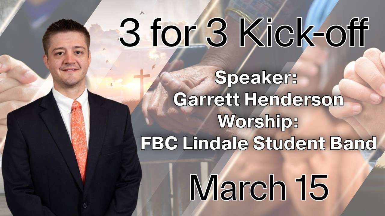 Garrett Henderson with FBC Lindale Student Band on 3/15/26