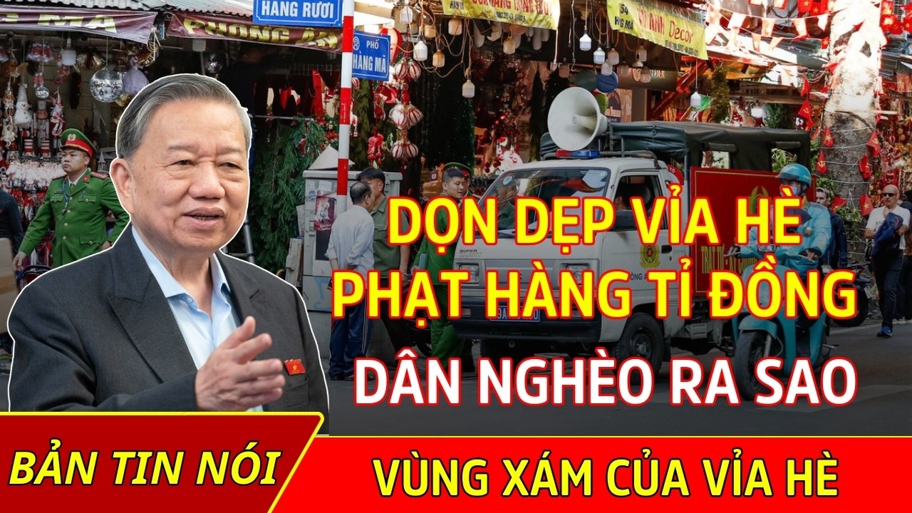 Dẹp vỉa hè giữa lòng Thủ đô và hàng tỉ tiền phạt: Liệu người nghèo phải trả giá cho đô thị văn minh?