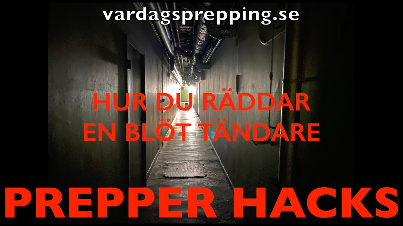 Hur du räddar en blöt tändare