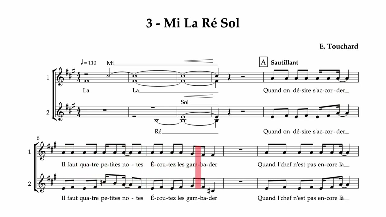 03 - Mi La Ré Sol - Soutien mélodique (voix 2)