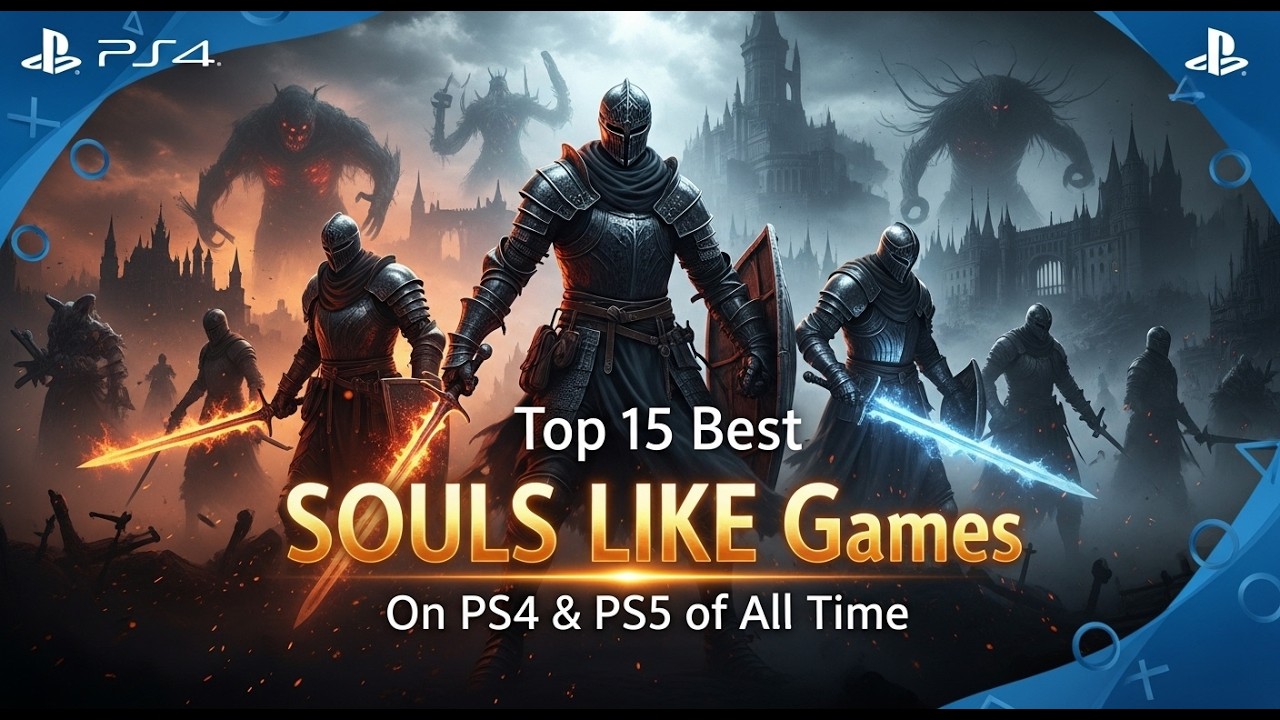 Top 15 Best SOULS LIKE Games on PS4 and PS5 of All Time