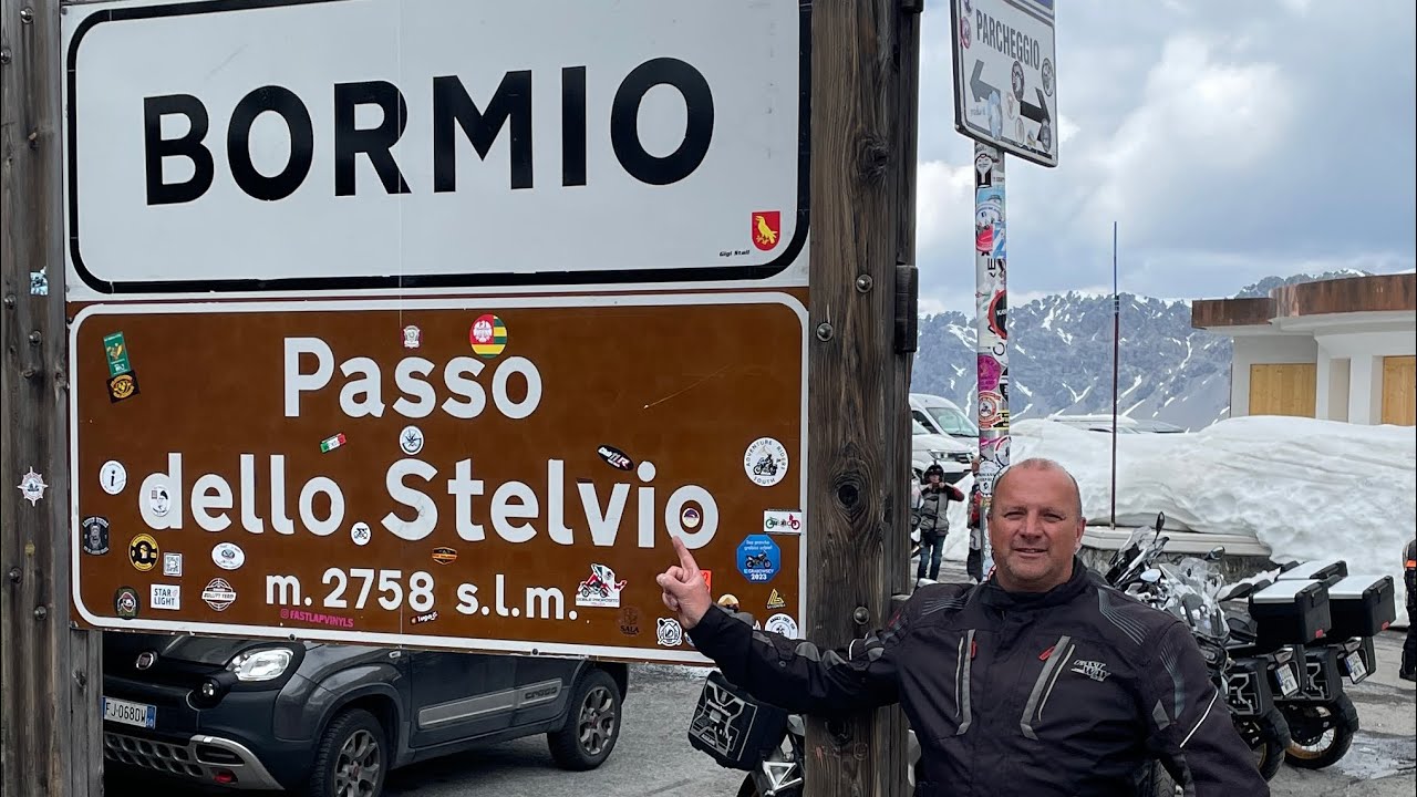 Stilfser Joch, Passo dello Stelvio, XRV 750 Africa Twin