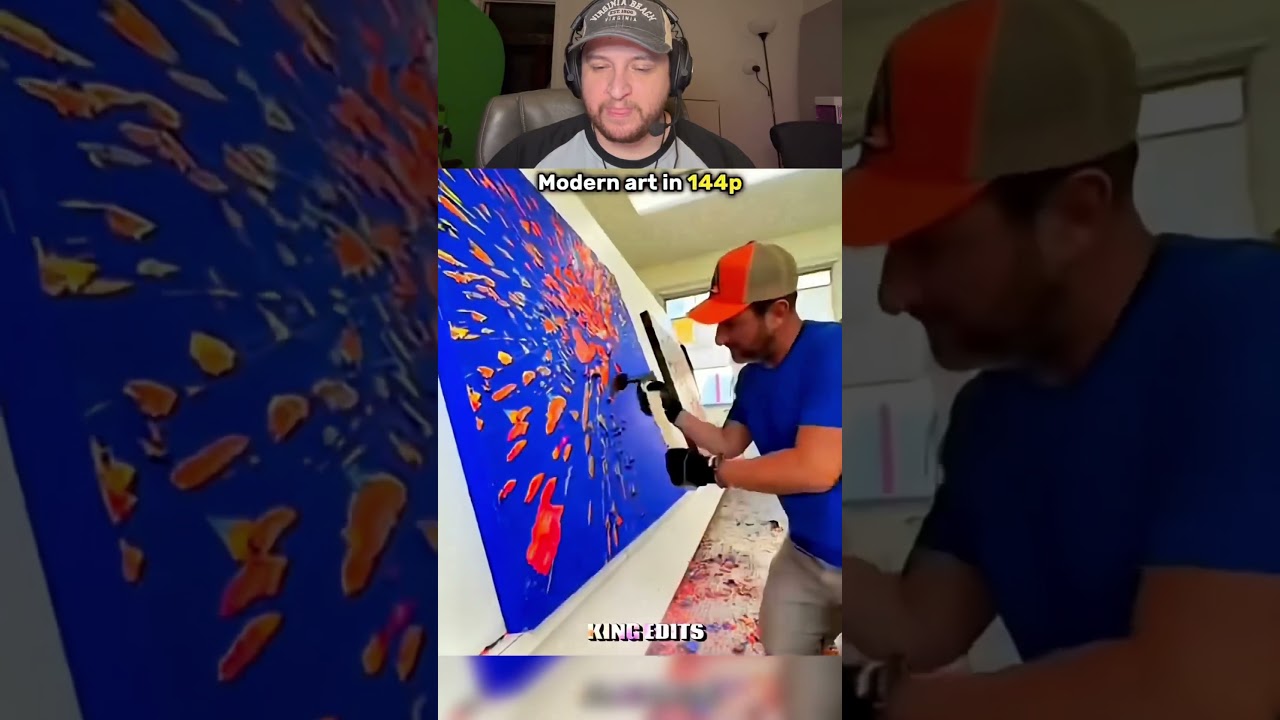 MODERN ART IN 144k vs 4K 🖼️