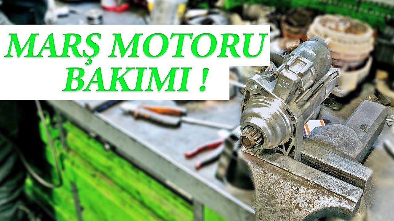 Marş Motoru Tamiri  | MARŞ MOTORU BAKIMI NASIL YAPILIR ? | MARŞ DİNAMOSU BAKIMI | DÜŞYOLA KARAVAN