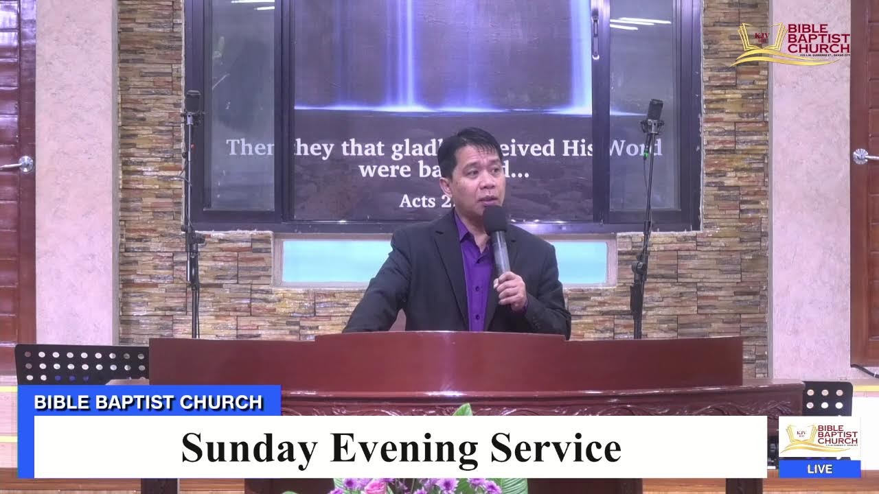 March 15, 2026 (Sunday Evening Service)