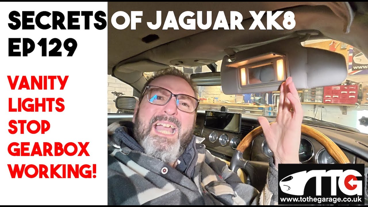 Секреты Jaguar XK8 XKR Эпизод 129 Подсветка туалетного столика мешает автомобилю двигаться!