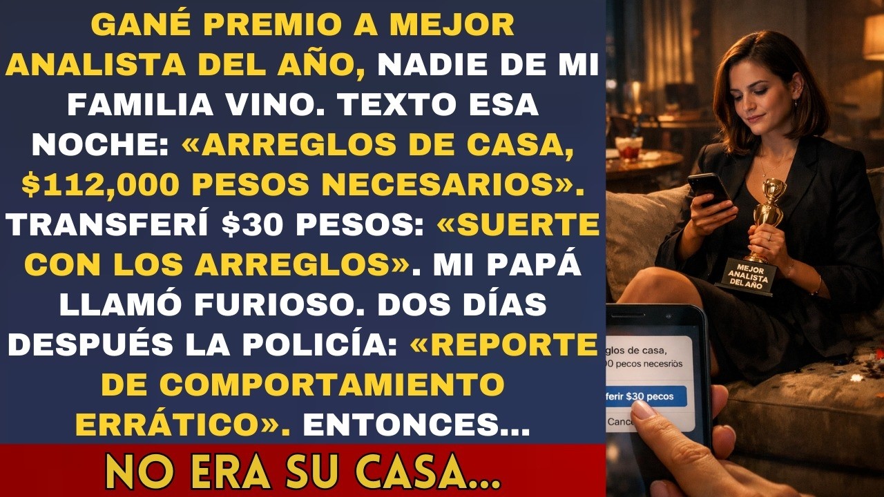Premio a mejor analista financiera, familia ausente: «Estábamos cansados» La Fiscalía: