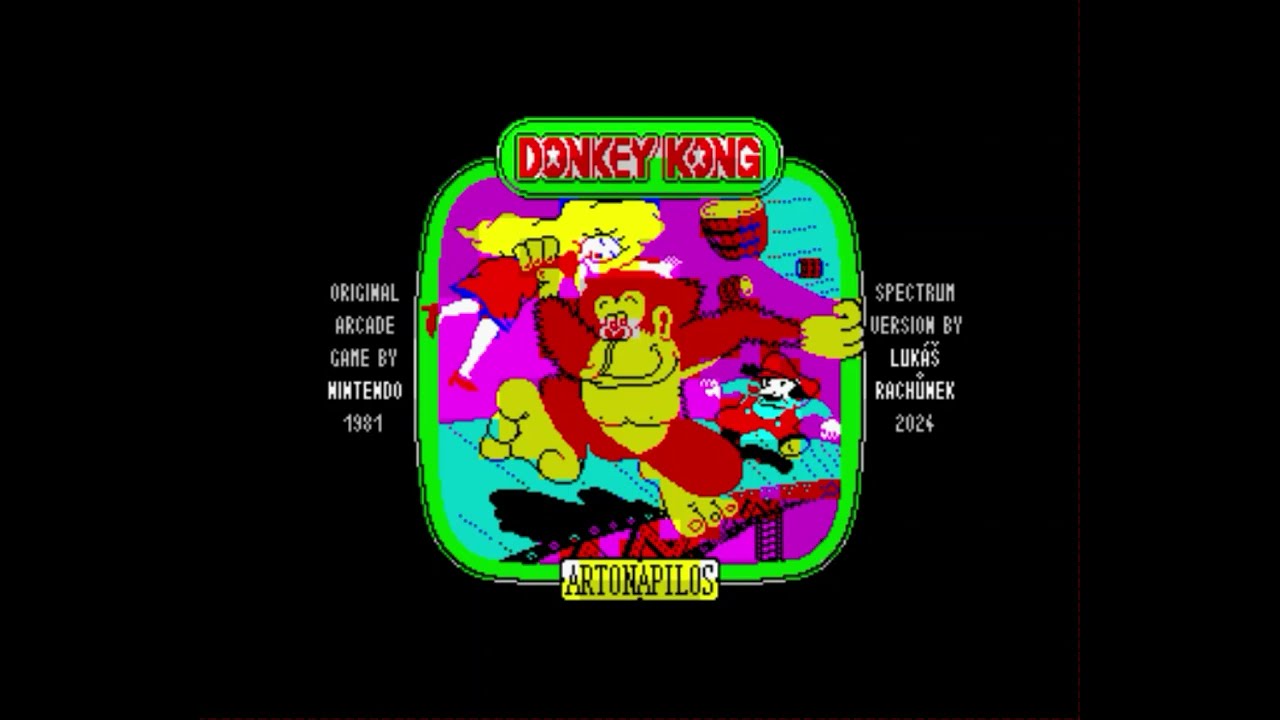 ZX SPECTRUM += DONKEY KONG =+ NEW REMAKE !!!