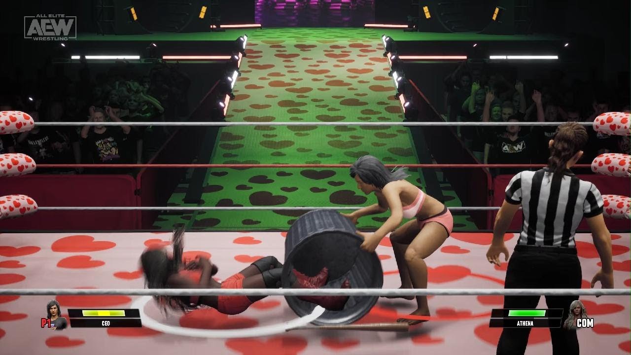 AEW: Fight Forever Athena vs Mercedes Moné Street FIGHT