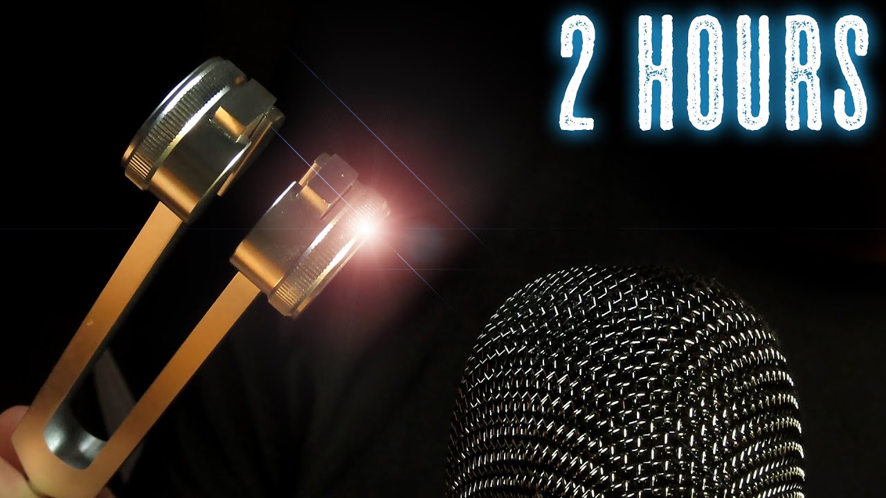 ASMR | 2 Hours Of The BEST Tuning Fork Vibrations😴 | Deep Sleep, No Talking ASMR