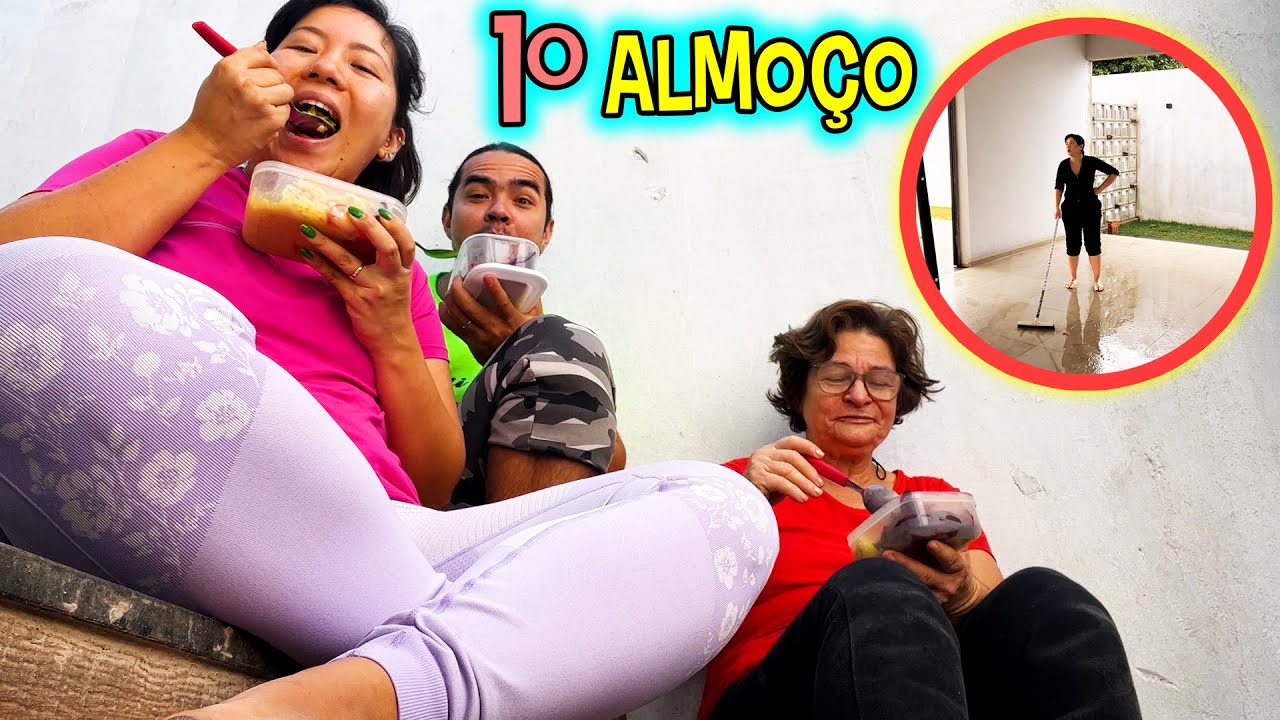 PRIMEIRO ALMOÇO DA CASA NOVA | Maru e Bomba