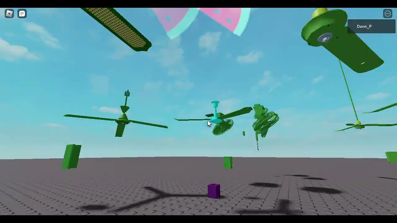 Green ceiling fans (Roblox)