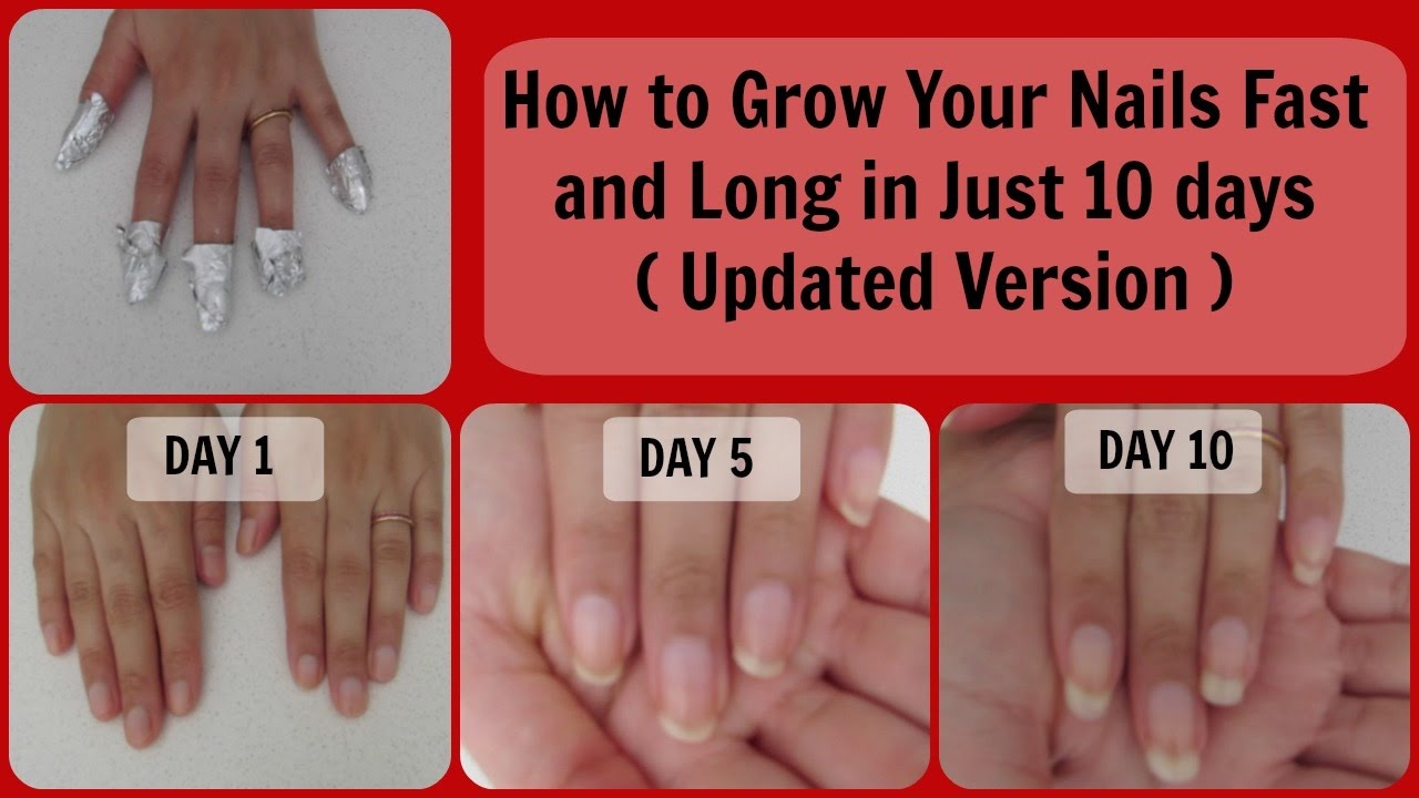 How to Grow your nails really fast and long in just 10 days ( Updated Version ) | Mamtha Nair