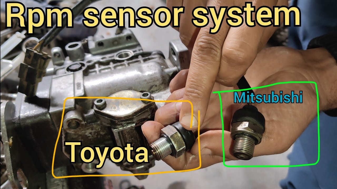 Identifying mitsubishi 4d56 and Toyota's RPM thinking / diesel pump rpm sensor system