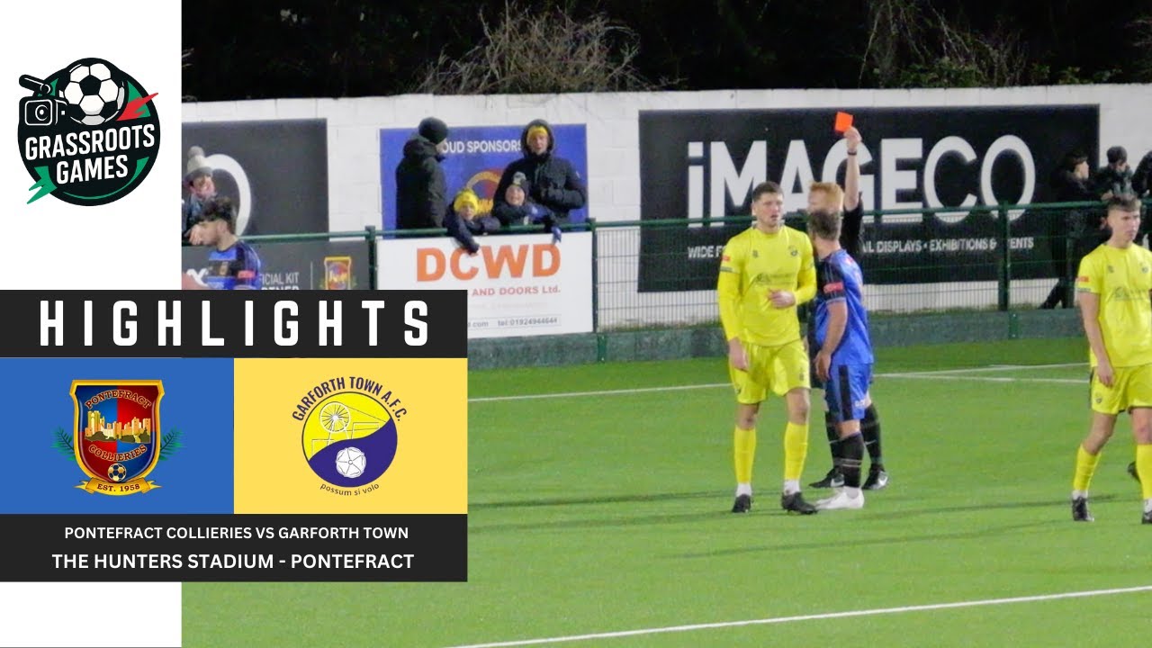 Pontefract Collieries Vs Garforth Town
