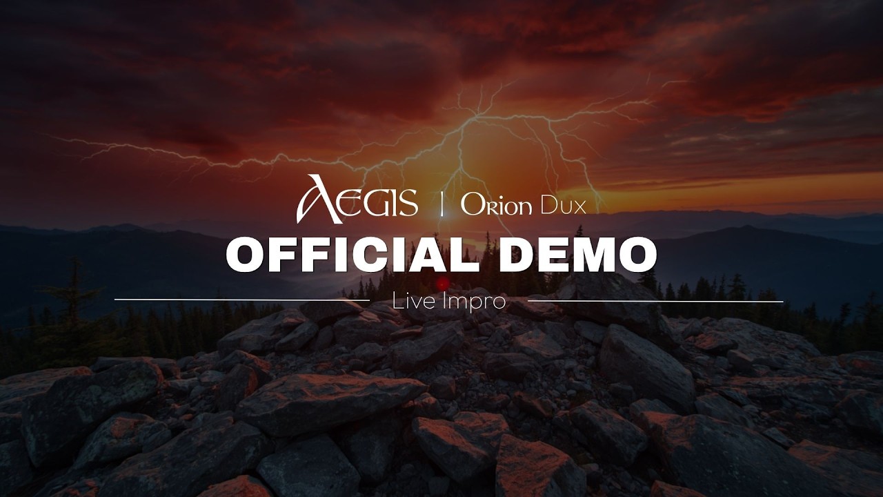 AEGIS GUITARES | Orion Dux - Official Demo (Live Impro)
