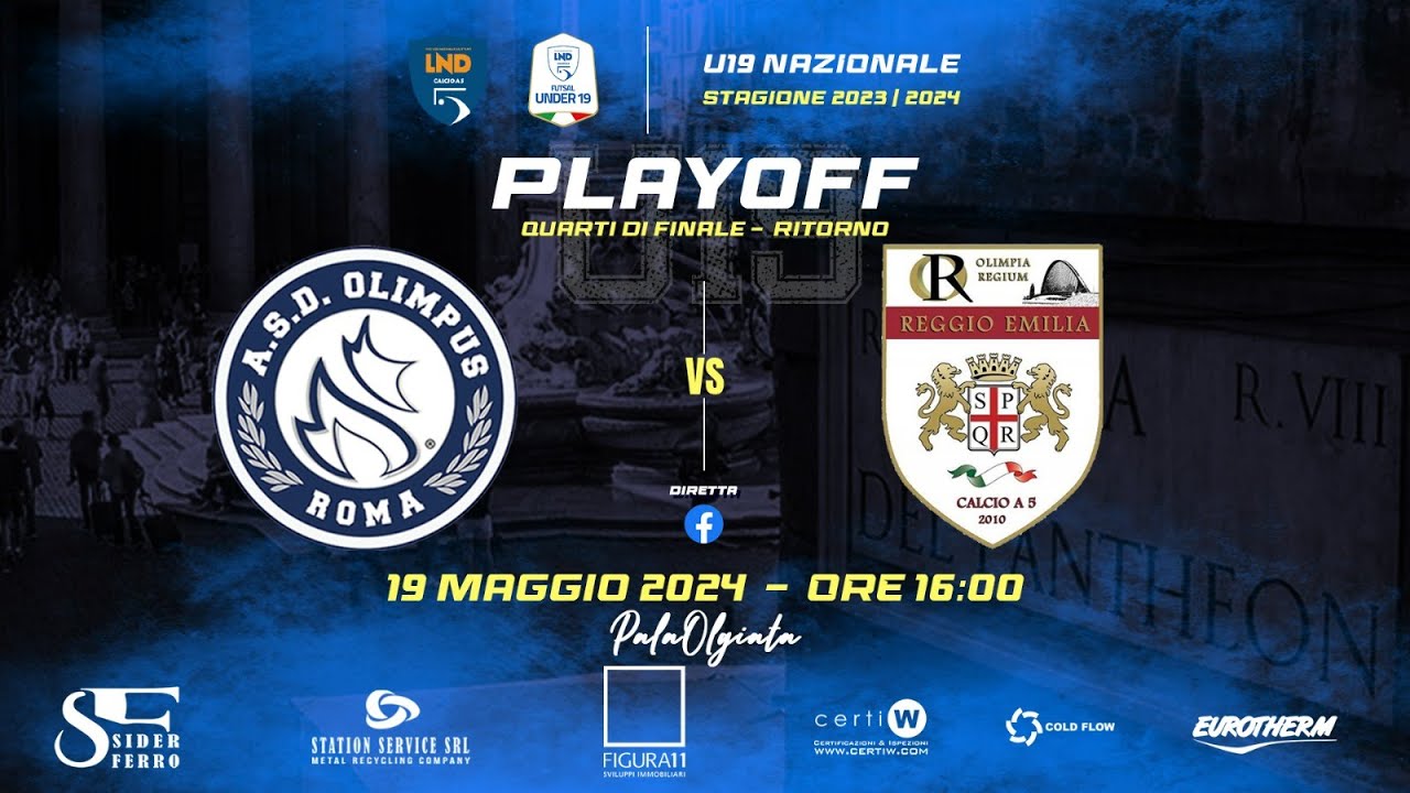 [Live] Olimpus Roma - Reggio Emilia | Under 19