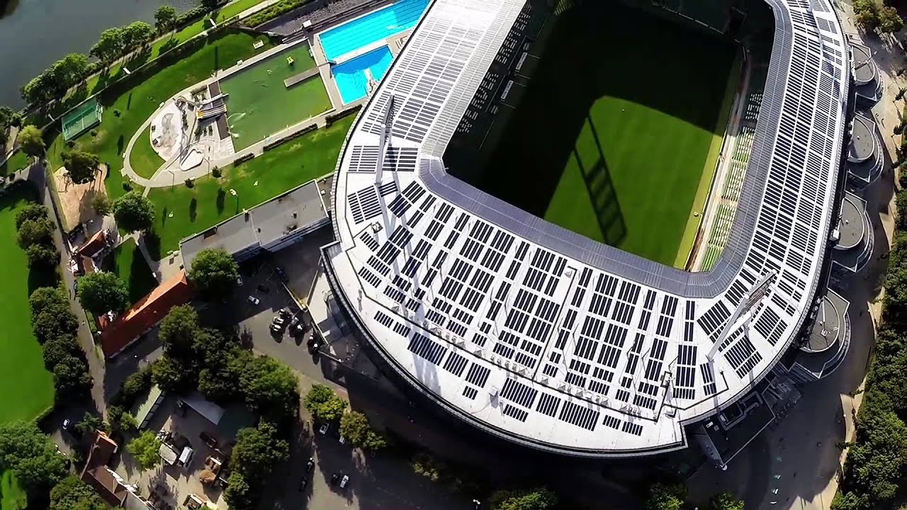 Weserstadion von oben, Drone, dji F550 + gopro