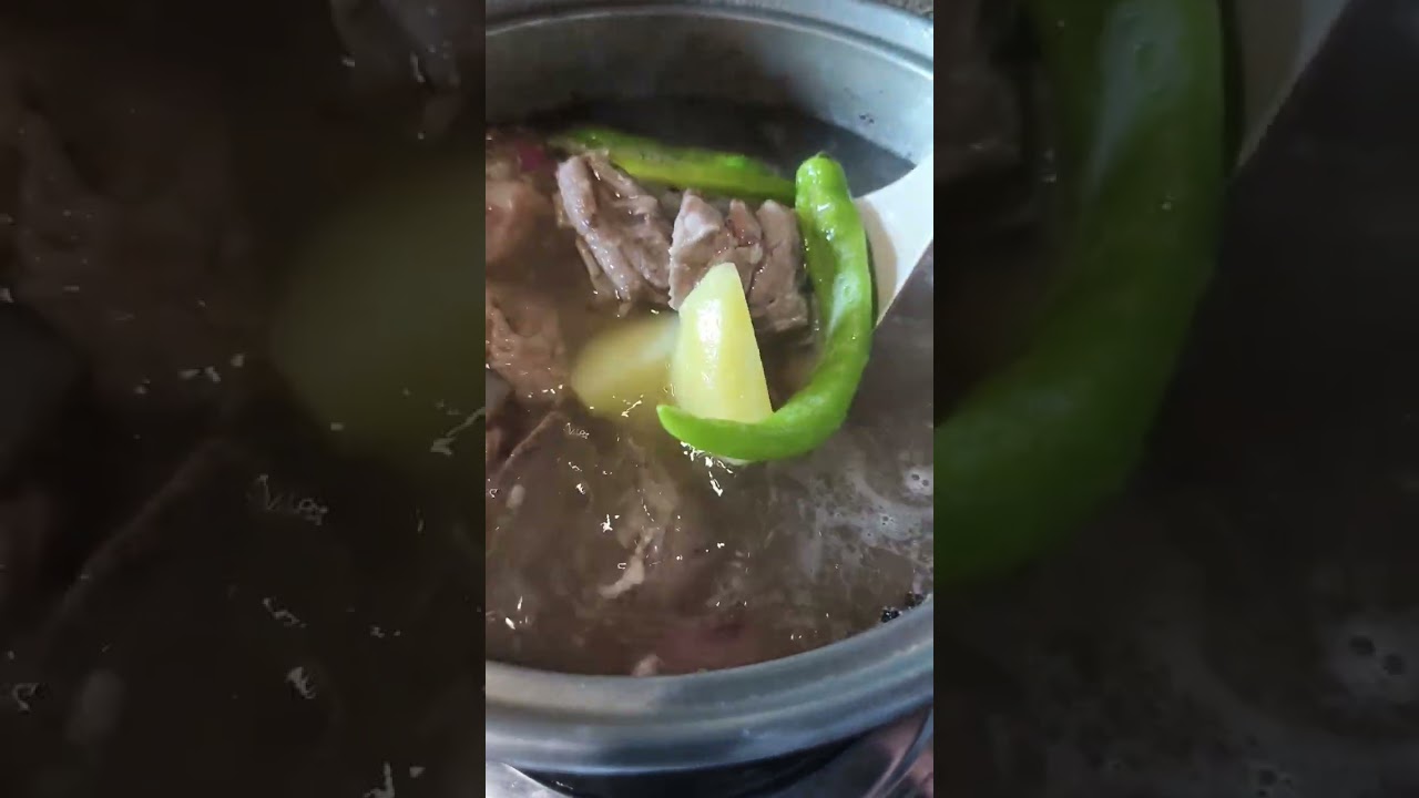 Nilaga na pork ribs. #highlights #filipinofood #cooking #youtube #nilagaporkribs