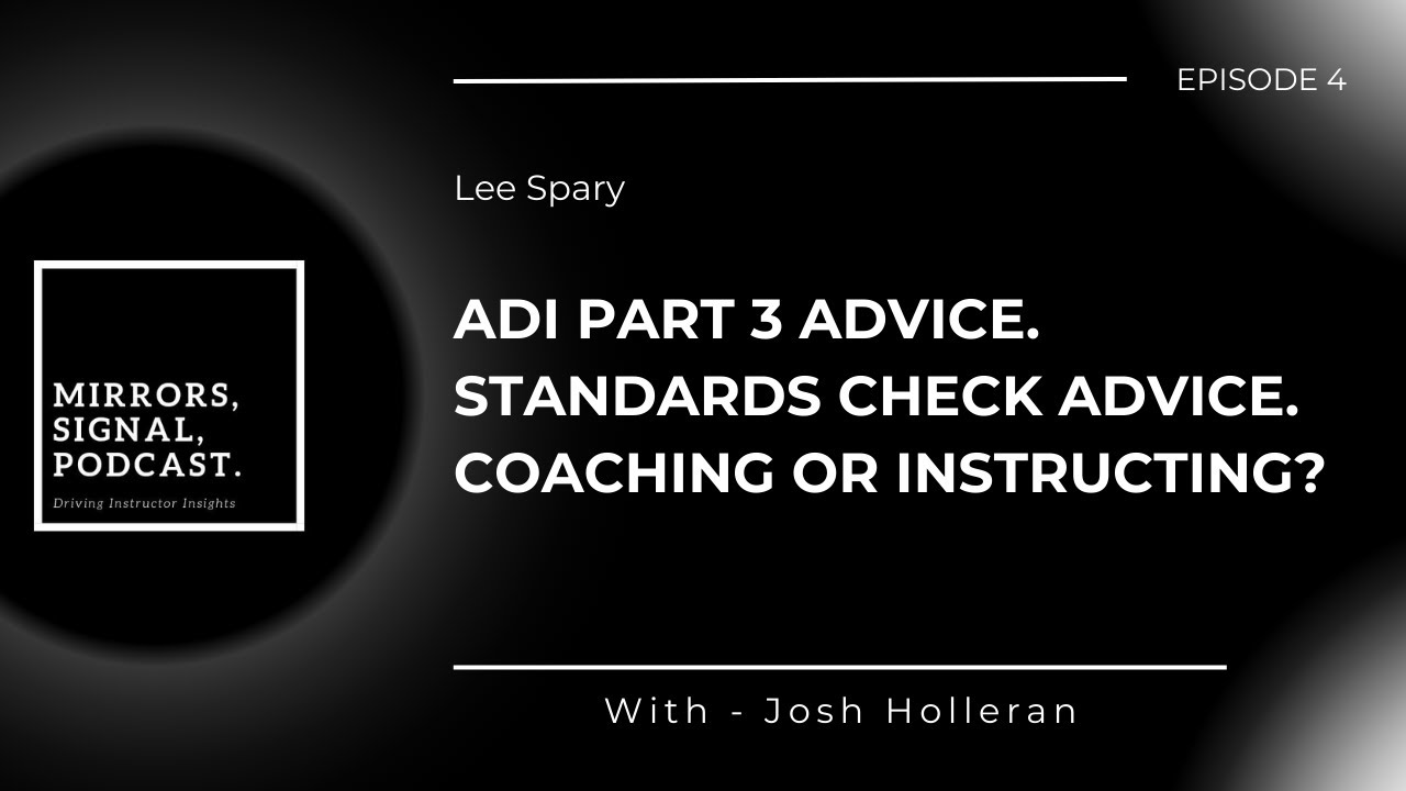 From instructing to coaching with the ADI/ PDI Doctor Lee Spary.