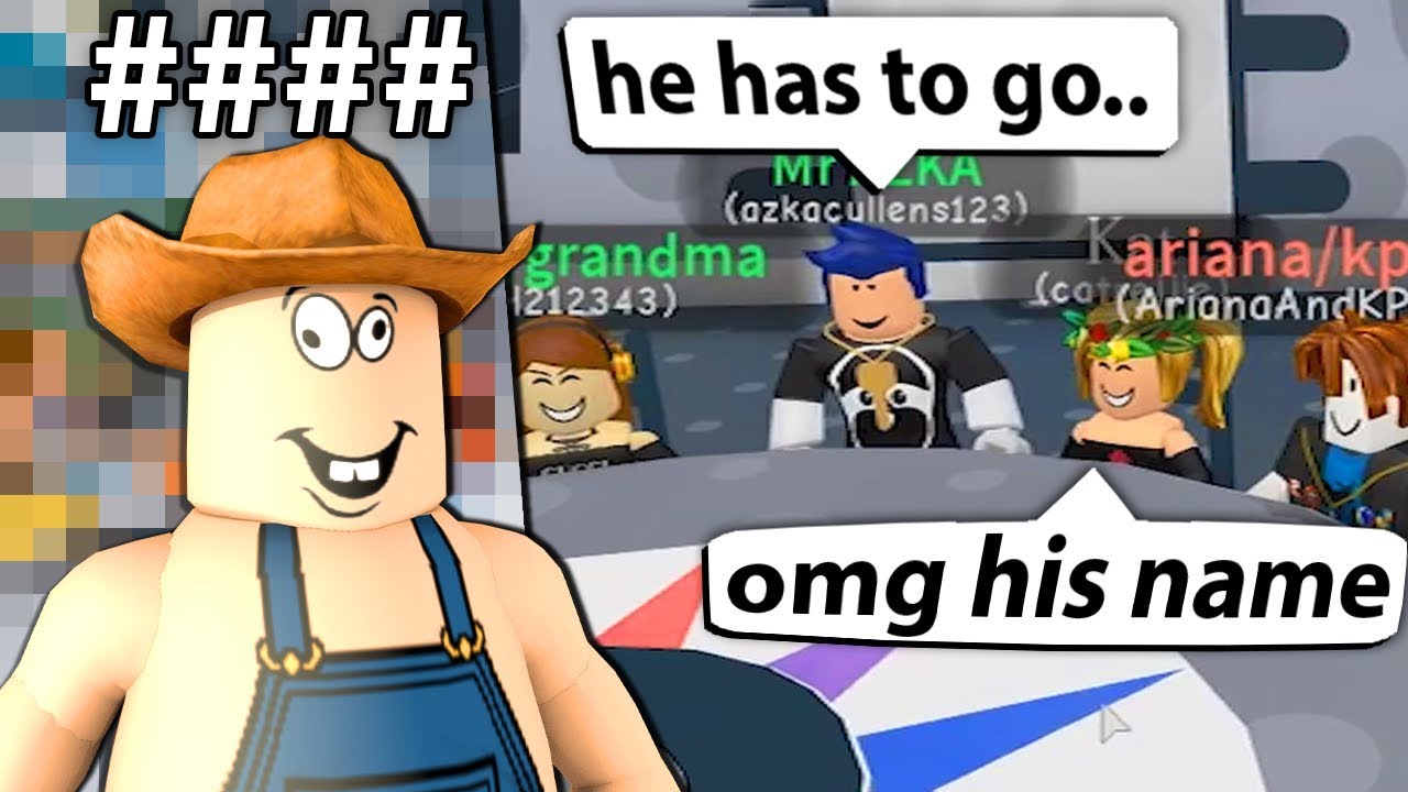 I made my Roblox name OFFENSIVE to see if they would vote me off...