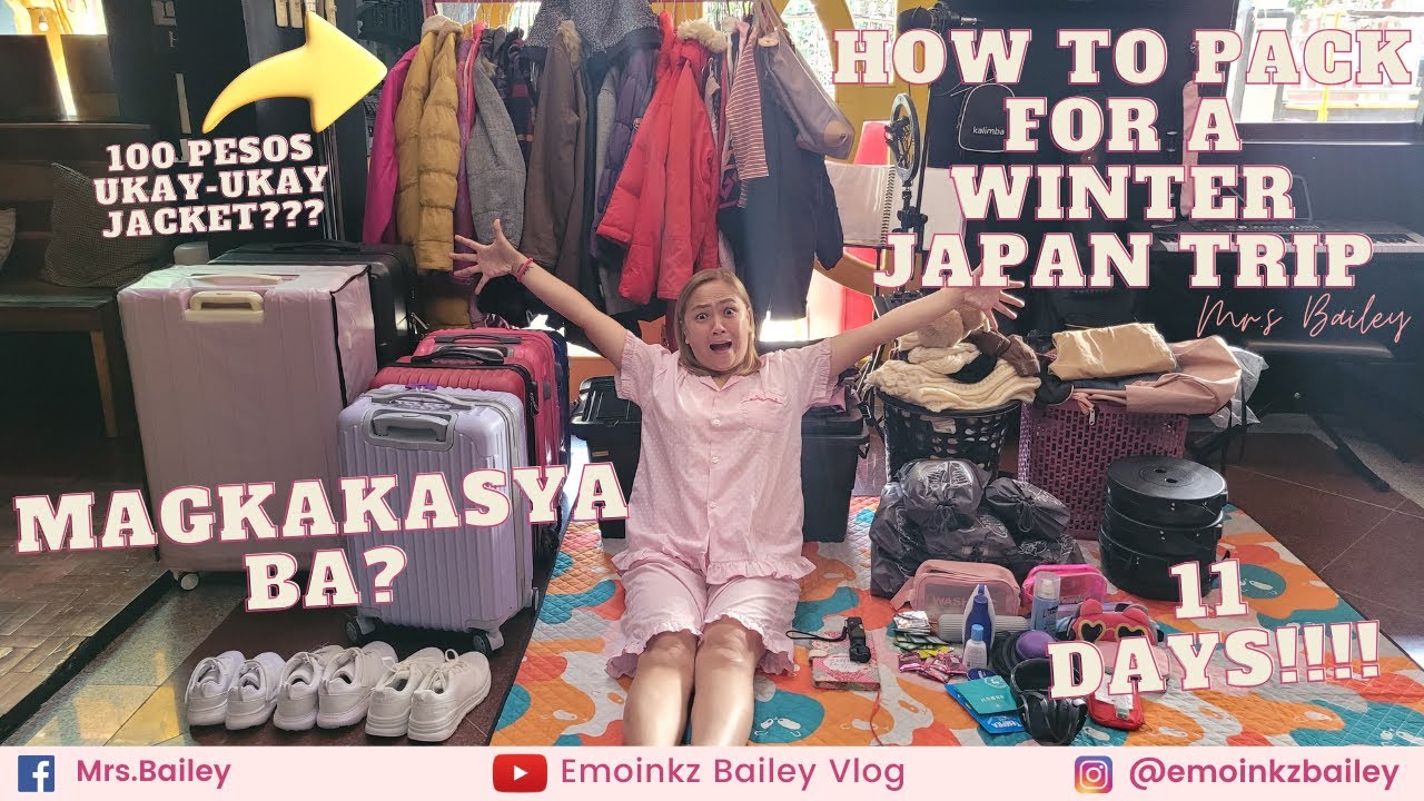 PACK WITH ME FOR JAPAN Part 1 | Winter edition | Mrs. Bailey