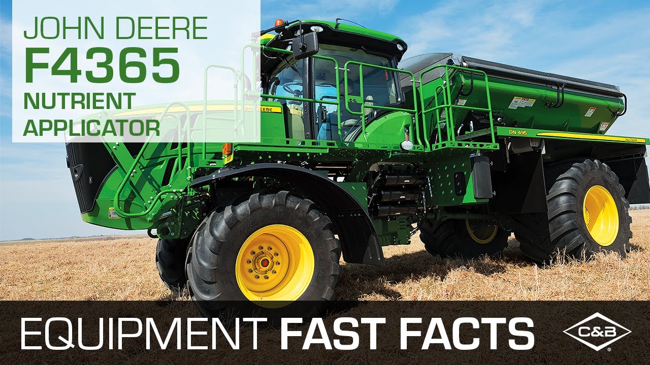 John Deere F4365 Nutrient Applicator