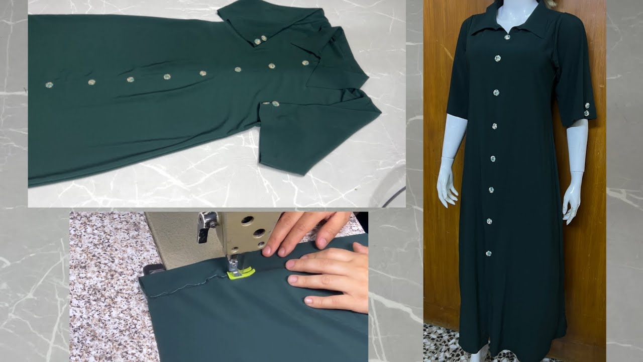 فصال وخياطة دشداشة أنيقة وبسيطة ✅قياس xL✂️🧵🪡