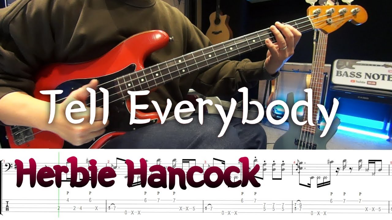 Herbie Hancock - Tell Everybody (Bass Cover)