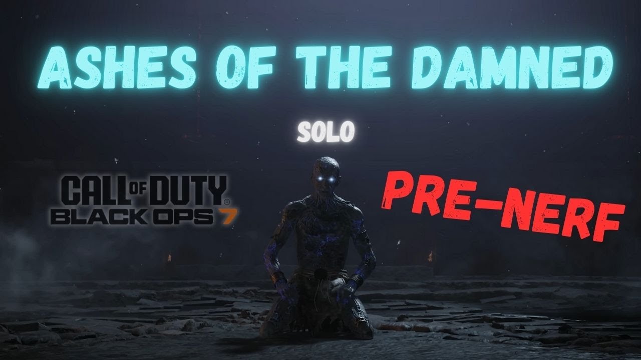 Pre-patch ASHES OF THE DAMNED Easter Egg SOLO (No Commentary) Black Ops 7 Zombies!