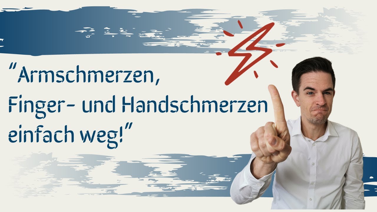 Armschmerzen, Finger- und Handbeschwerden mit diesen &Uuml;bungen loswerden!