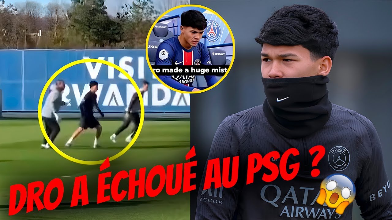 GROS SCANDALE ! Le PSG choqué par le niveau de DRO et accuse le FC Barcelone — Que s’est-il passé ?