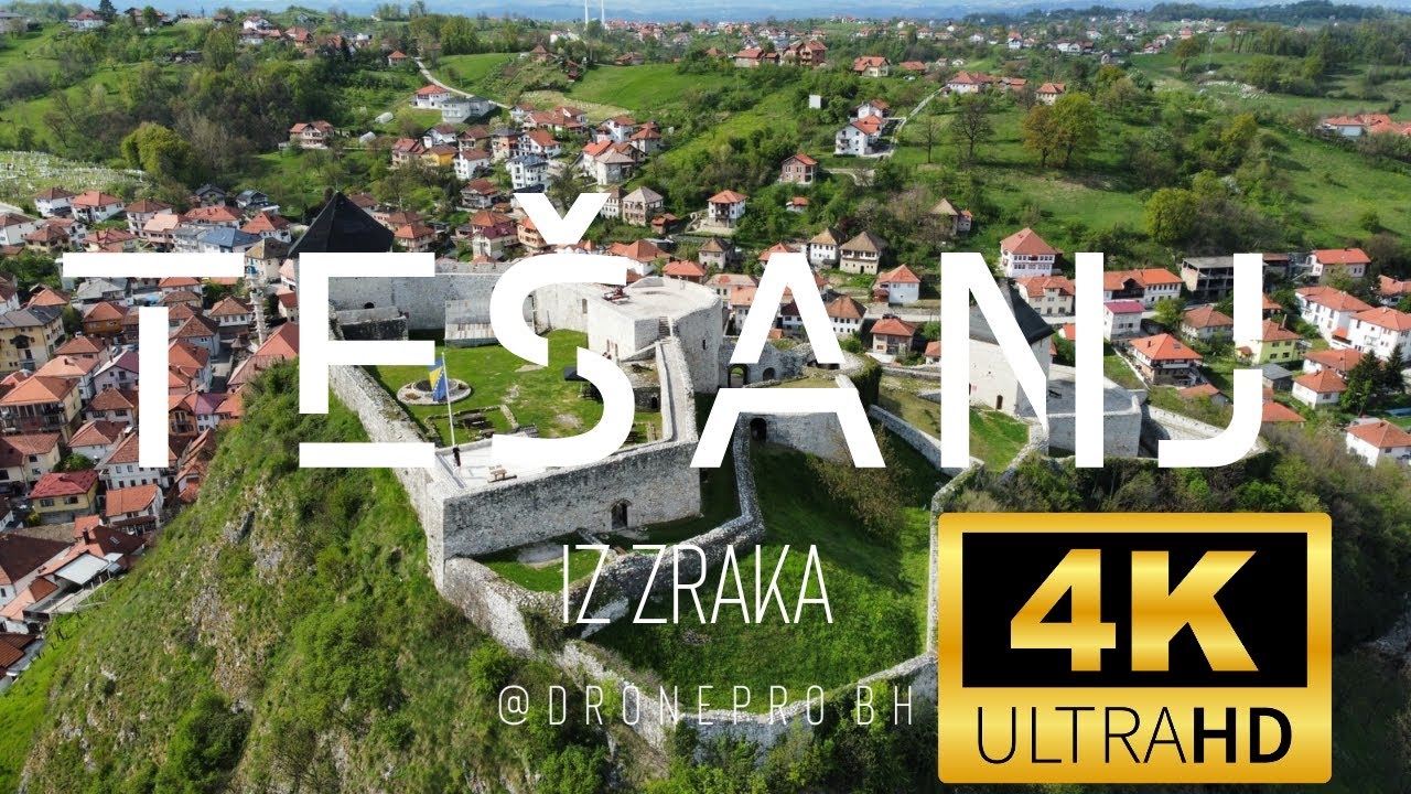 [4K] Tešanj iz zraka | 4K 60 FPS ultraHD | DJI mini 2 |