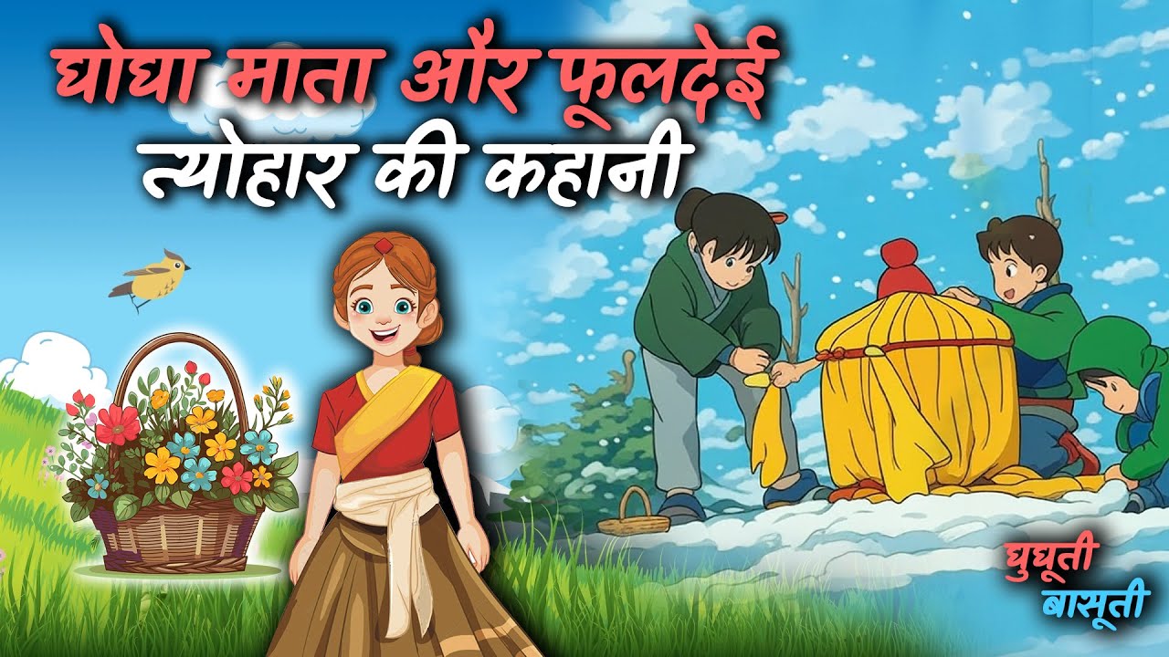 क्यों मनाया जाता है फूलदेई त्योहार? Uttarakhand Folktales | घुघूती-बासूती