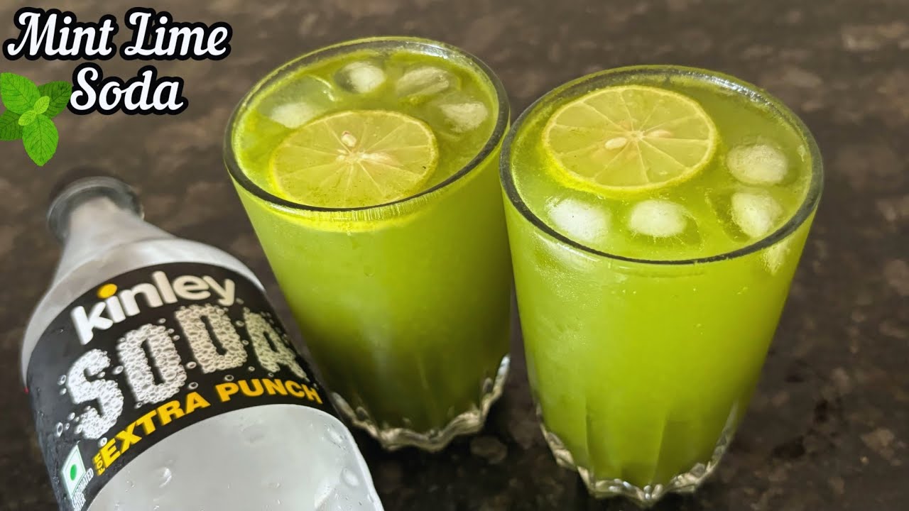 Mint Lemon Soda | Mint Lemonade | How to make Masala Soda | Summer Drinks