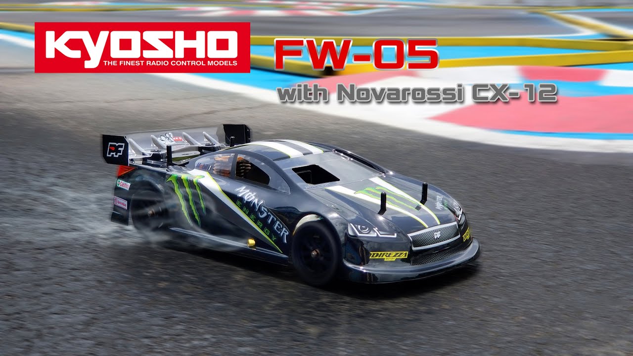 Kyosho FW06 / 05 with Novarossi CX-12 on track | 京商 FW06 | 1/10 RC | Nitro RC