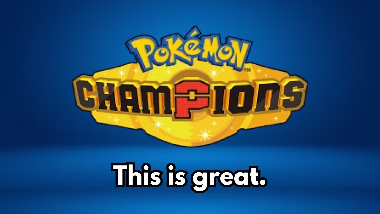 Three and a halve minute yap about champions.