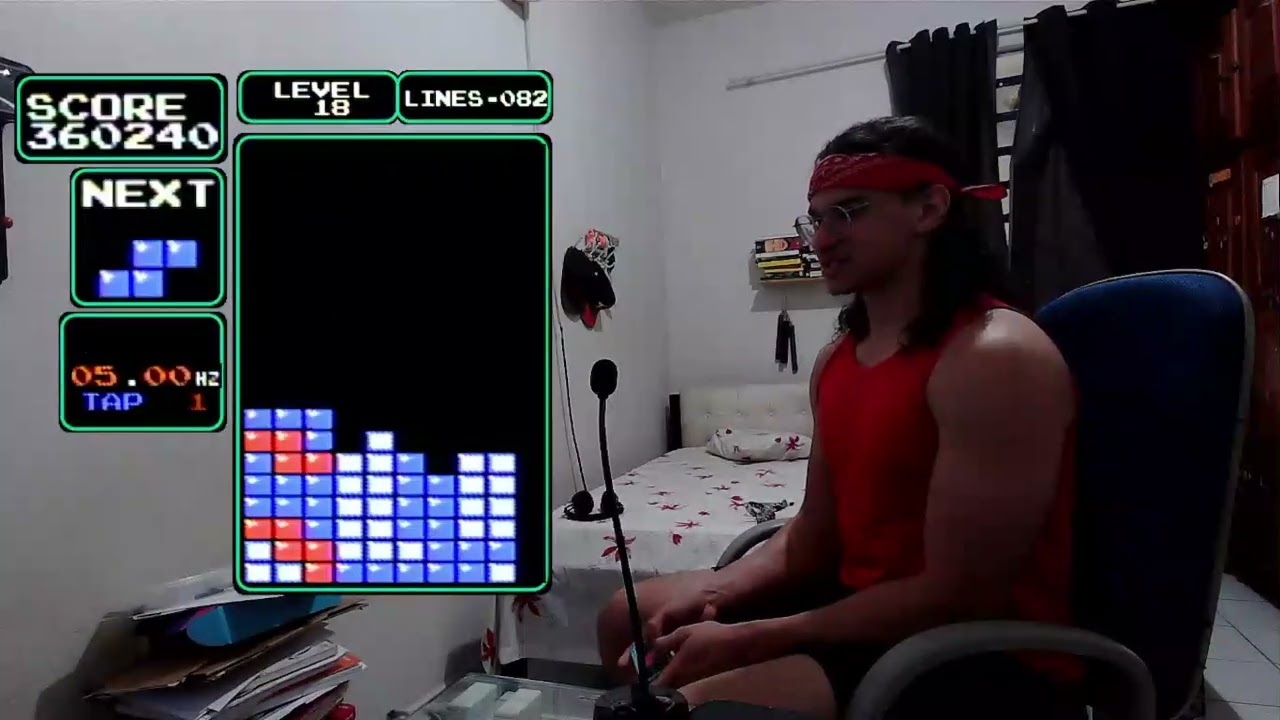 rambo plays tetris