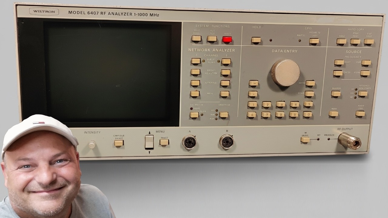 Analizator RF Wiltron model 6407 1-1000MHz 1986