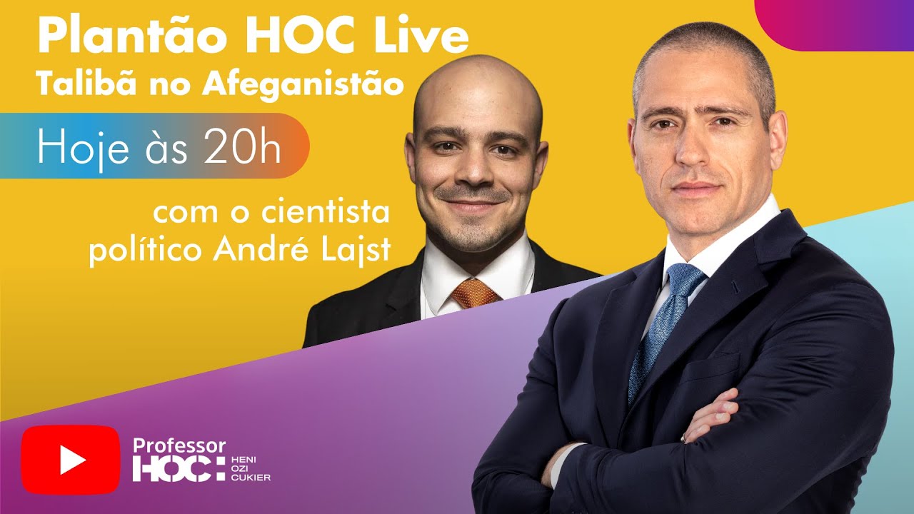 Plantão HOC LIVE #8 - AFEGANISTÃO (feat. André Lajst)