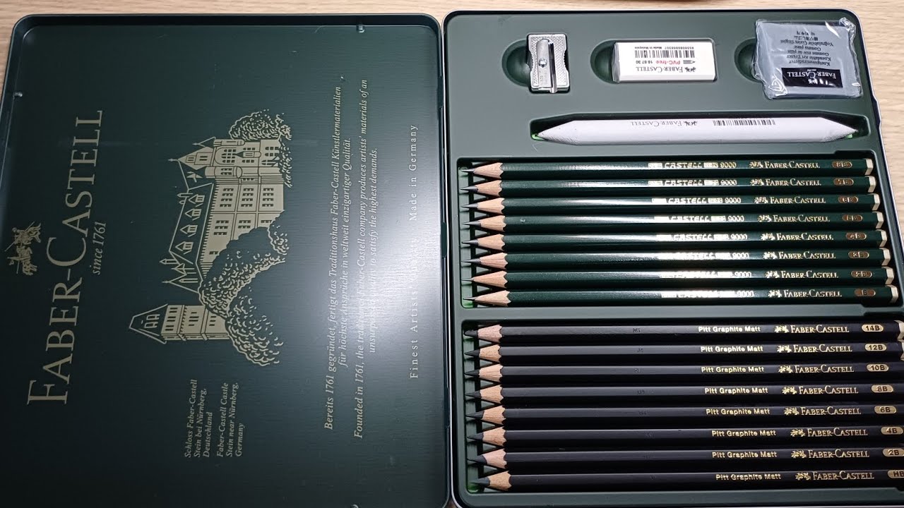 Unboxing Faber Castell Grafito #parati #fyp #pencil #viral 
